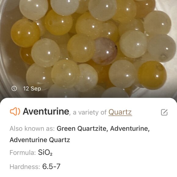 Natural Yellow Aventurine Necklace, Bronze Paw Print Heart Beat+Genuine Gemstone - Picture 13 of 14